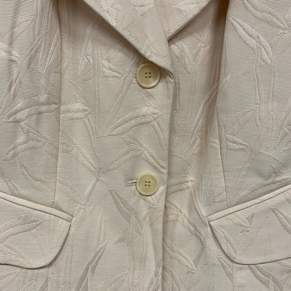 Worthington 3/4 Length Sleeve Porcelain Beige Blazer 14 NWOT - Picture 6 of 6